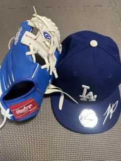 LA ドジャース 公式 カーボンヘルメット 7 1/2 右打者 Rawlings - メルカリ