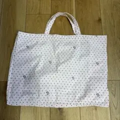 BONTON トートバッグ 星柄 薄ピンクのサムネイル