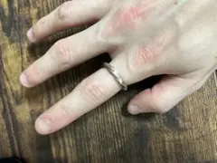 シルバー ツイストデザイン リング13号