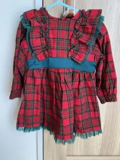 バースデイ　クリスマスワンピース　90