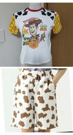 2点セット！ Toy Story Woody Tシャツ とパンツのサムネイル