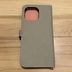 ボナベンチュラ iPhone14 ProMax グレージュxテラコッタオレンジのサムネイル