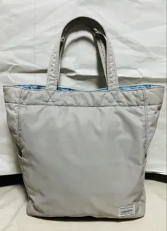 【used】PORTER クリーム トートバッグ（ライトグレー）