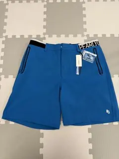 DEVEREUX GOLF ハーフパンツ メッシュ ブルー リブロゴ - メルカリ