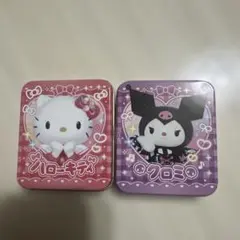 サンリオ　ハローキティ クロミ　 きゅんちょコれ　缶
