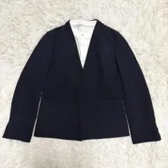 セットアップ ノーカラージャケット