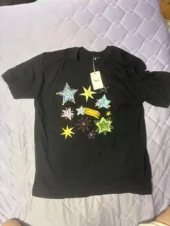 lilpul スタープリント Tシャツ ブラック