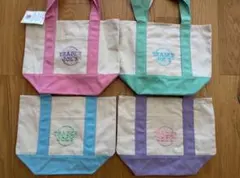 トレーダージョーズ Trader Joe’s ミニトートバッグ　4色セット