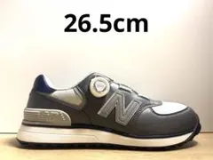 未使用 26.5cm 2E ニューバランスゴルフシューズUG574BJ4 グレー