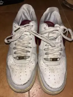 Nike Air Force 1 ホワイト/レッド　バレンタイン限定