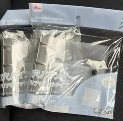 ダイソー　3穴バインダー　B8サイズ　クリアポケットタイプ　2個セット