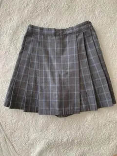 UNIQLO チェック柄 プリーツスカート スカパン160
