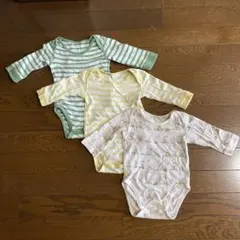 ユニクロ長袖ロンパース　70サイズ　3枚セット