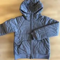 キッズ140150ヘリーハンセン中綿コート ダウンジャケットWM グレー