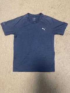 PUMA ランニングウェア 半袖 Tシャツ ネイビー M