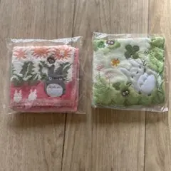 トトロ刺繍ハンカチ2枚セット