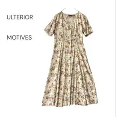ULTERIOR MOTIVES 花柄　シャツワンピース　ヴィンテージ　L相当のサムネイル