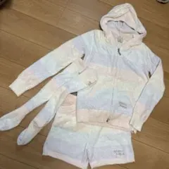 e*e様 【新品未使用】ジェラピケ　フリースフード付きルームウェアセット　ふわふ