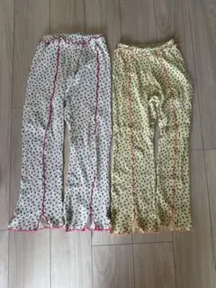 花柄フリルボトムス 140cm 2点セット