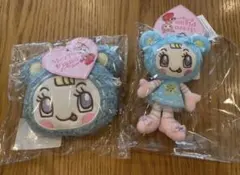 【希少】メゾピアノ　ブルーベリエ　ぬいぐるみチャーム　もこもこミニポーチ