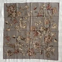 ラルフローレン　シルク　スカーフ　RALPH LAUREN 花柄