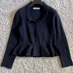 【roberto collina per ANAYI 】ペプラムニットジャケット