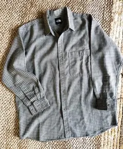 【THE NORTH FACE 】長袖シャツ チェック柄　アウトドア用ウール素材