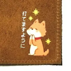 柴犬 毛羽立ち有り 柔らかいシャミー 両面牛革ベロア