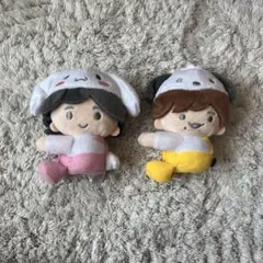 なにわ男子　サンリオコラボマスコット　道枝駿佑・長尾謙杜