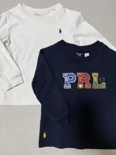 【Ralph Lauren】 美品！長袖Tシャツ 2枚セット 24M 90