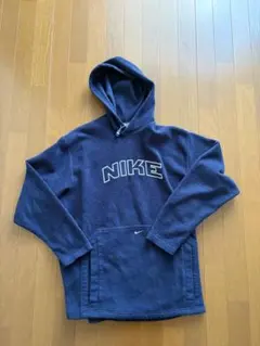 00s NIKE スウェットパーカーネイビー