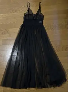 【値下げ】チュール　キャミワンピース　ロングワンピース