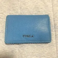 FURLA 名刺入れ カードケース ブルー