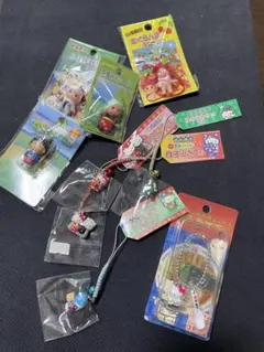 ハローキティストラップご当地限定とマルちゃんコラボ全20個キューピー3個未開封 ハローキティストラップご当地限定とマルちゃんコラボ全20個