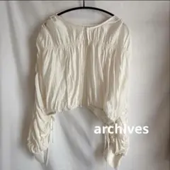 archives ギャザーパフ2wayブラウス　Mサイズのサムネイル