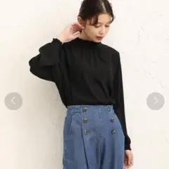 未使用❤︎ Honeys ブラウス　トップス　シャツ　ブラック　長袖　フリル