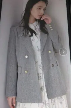 アメリ ヴィンテージ GIOLICA STRIPE TWEED JACKET - メルカリ