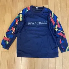 アンブロ　ウィンドブレーカー　ネイビー