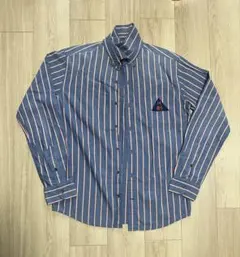 TOMMY HILFIGER トミーヒルフィガー ストライプ長袖シャツ M