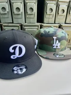 新品未使用NEW ERA日の丸 Dロゴ ブラック/ ウッドランド大谷翔平　ラスト