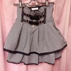 LIZLISA 2連リボンベルトスカパンのサムネイル
