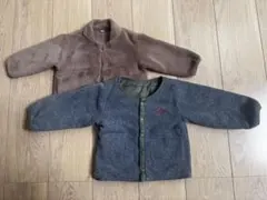 無印良品ベビーボアフリース ノーブランド リバーシブル