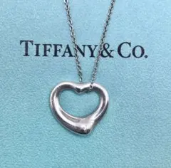 【美品】 Tiffany & Co. ハート型ネックレス 925シルバー