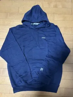 FILA フード付きトレーナー　ネイビーL L