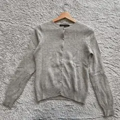 ［Green Label Relaxing］カーディガン(L)/シンプル グレー