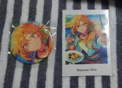 あんスタ　イベコレ缶バッジ　ぱしゃっつ　仁兎なずな