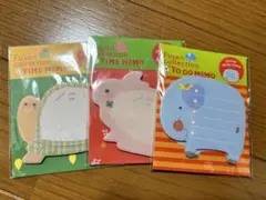 動物型付箋 3パック