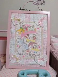 アンティークキルト刺繍フレーム