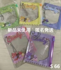 S66 お菓子パッケージキーホルダー　5色セット　推し活　缶バッジケース