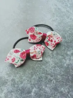☆花柄リボン　２個セット☆